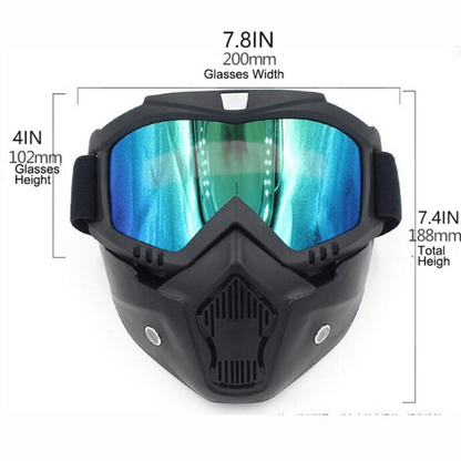 Motorcycle Full Face Mask